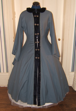 Civil War Fitted Coat Front