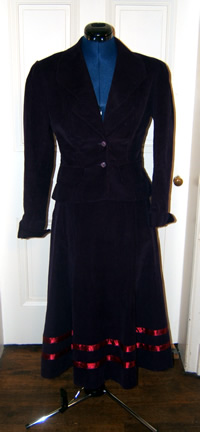 Victorian Inspired Ralph Lauren Suit - Front