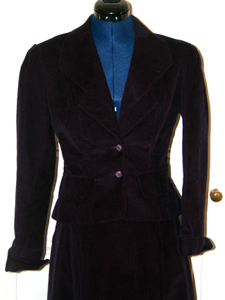 Victorian Inspired Ralph Lauren Suit - Front Detail